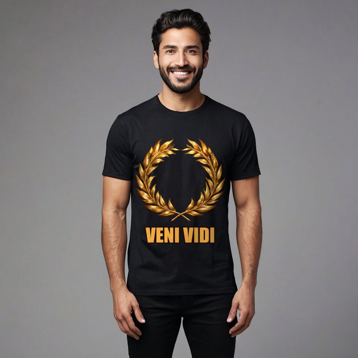 Fire Empire Veni Vidi Laurel Tee in Black