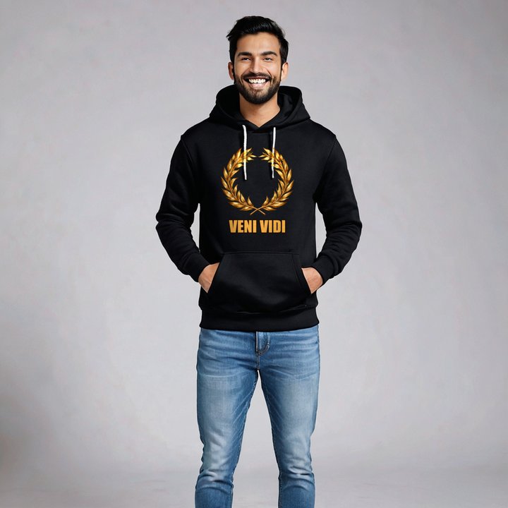 Fire Empire Veni Vidi Laurel Hoodie in Black