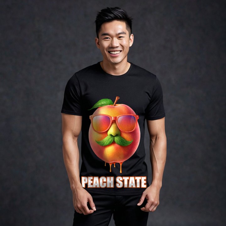 ATL Quality Peach State Tee in Black