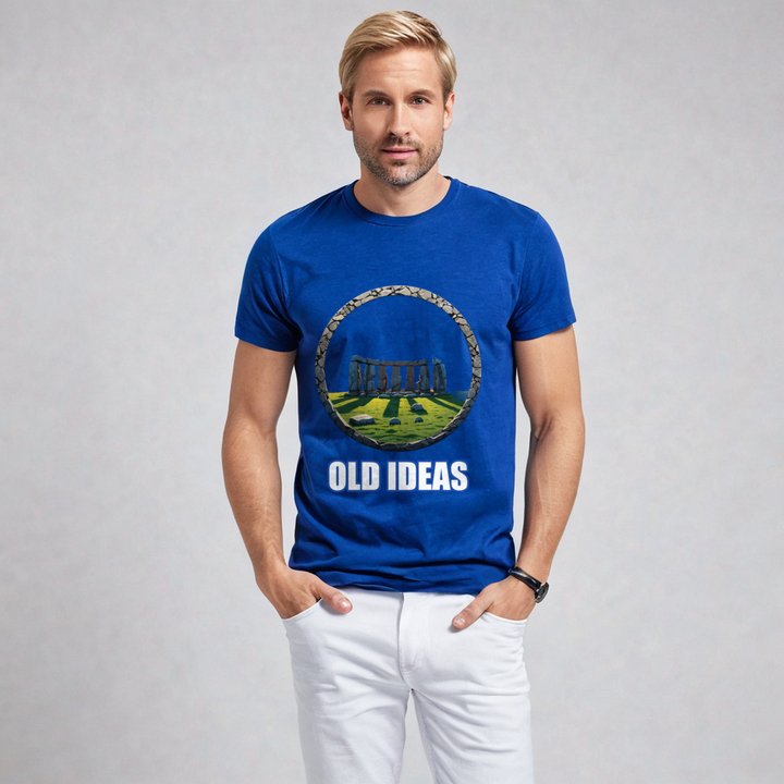 Ancient Visionary Old Ideas Stonehenge Tee in True Royal