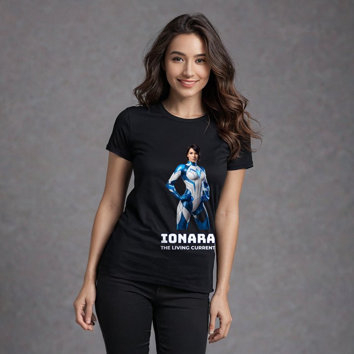 Next Level Superheroes Ionara Tee in Black