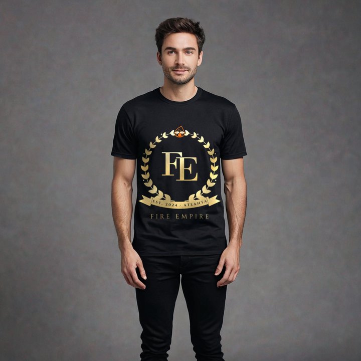 Fire Empire Maison Crest Tee in Black