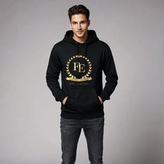 Fire Empire Maison Crest Hoodie AI model
