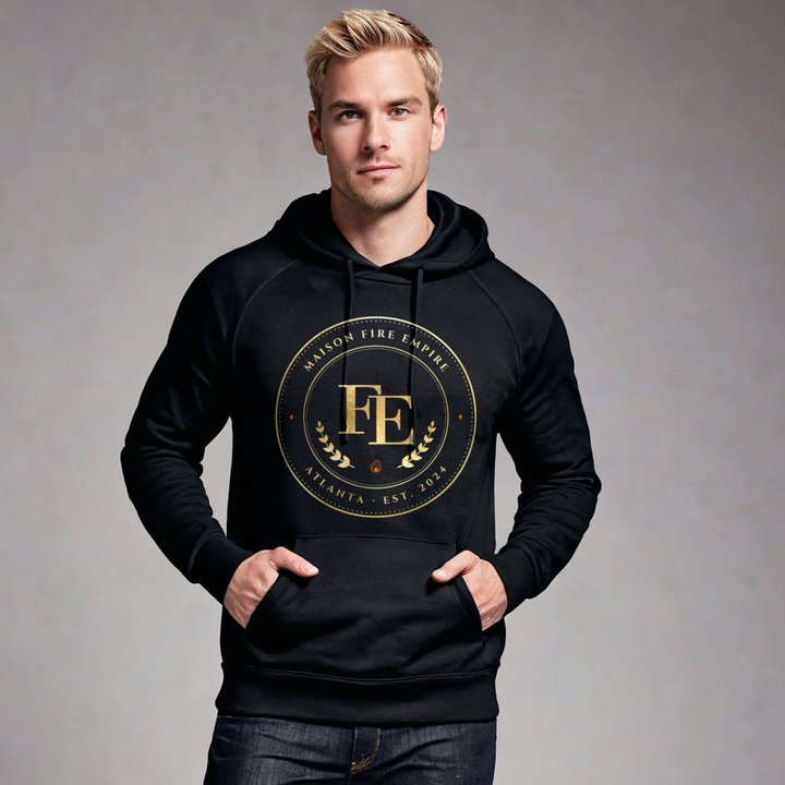 Fire Empire Maison Medallion Hoodie in Black