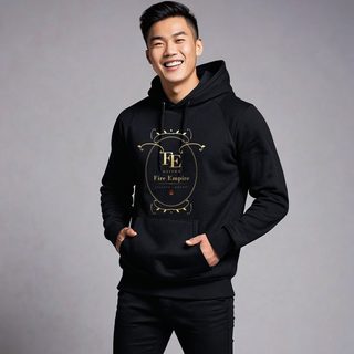 Fire Empire Maison Baroque Cartouche Hoodie AI model