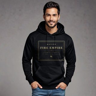 Fire Empire Maison Atelier Label Hoodie AI model