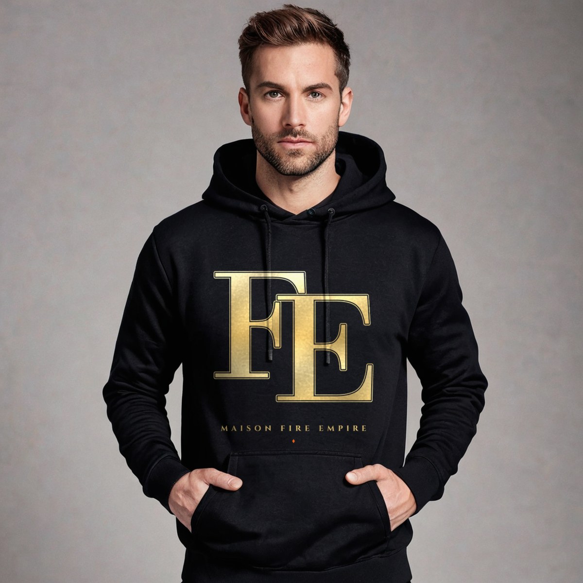 Fire Empire Maison Embroidered Monogram Hoodie