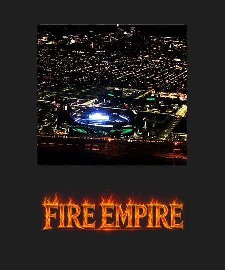 Fire Empire NFT Art Tee - Arena Lights