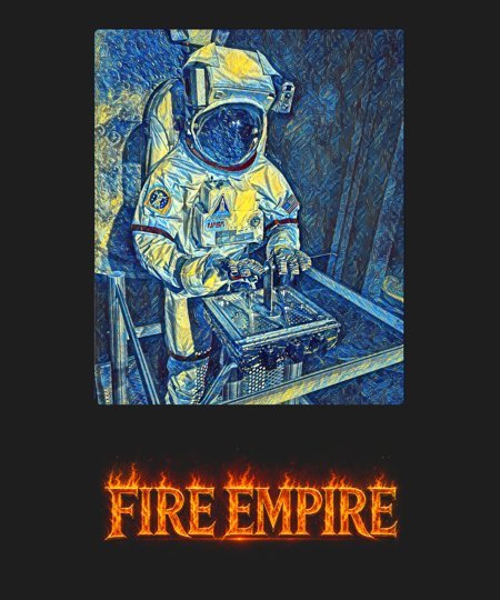 Fire Empire NFT Art Tee - Astronaut