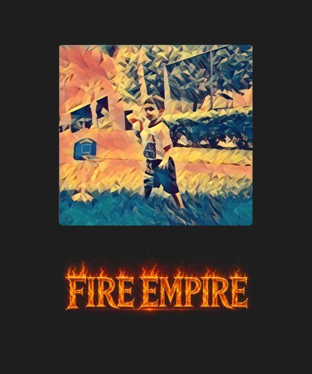 Fire Empire NFT Art Tee - Ballin' Out