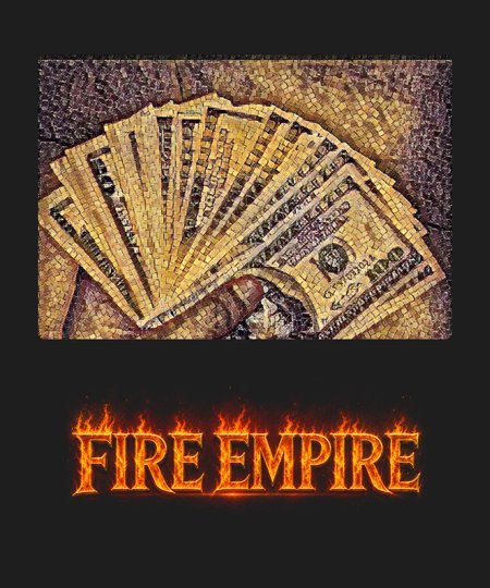 Fire Empire NFT Art Tee - Cash Money