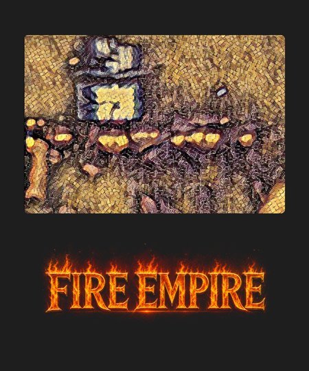Fire Empire NFT Art Tee - Luxor Nights