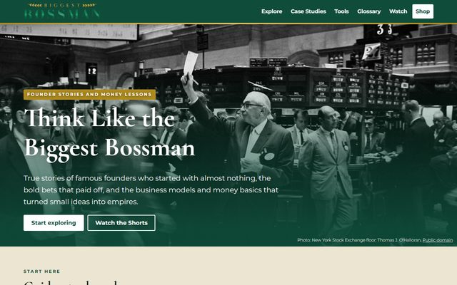 biggestbossman.com website