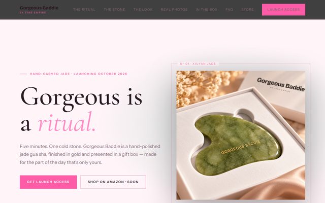 gorgeousbaddie.com website