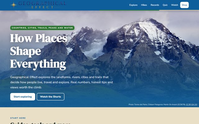 geographicaleffect.com website