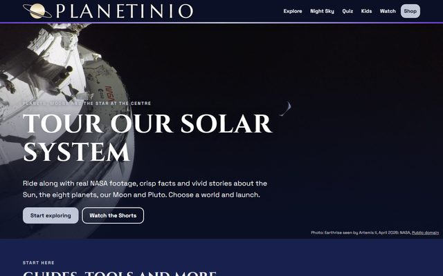planetinio.com website
