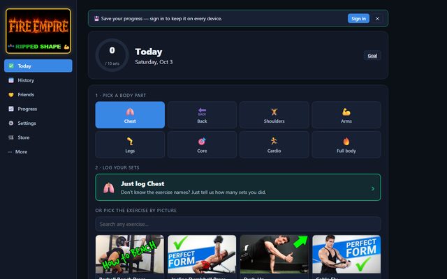 rippedshape.com website
