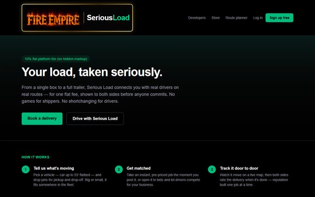seriousload.com website