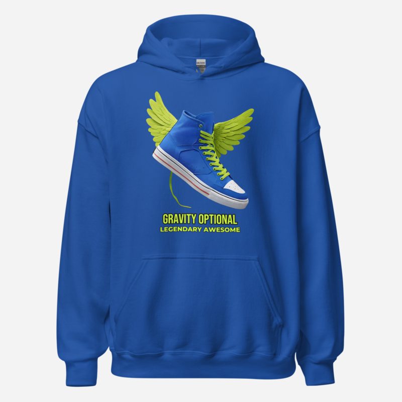 Legendary Awesome Gravity Optional Hoodie in Royal