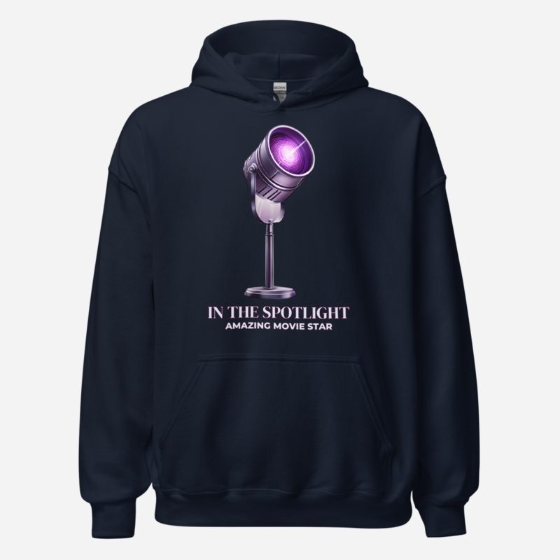 Amazing Movie Star Spotlight Hoodie Navy