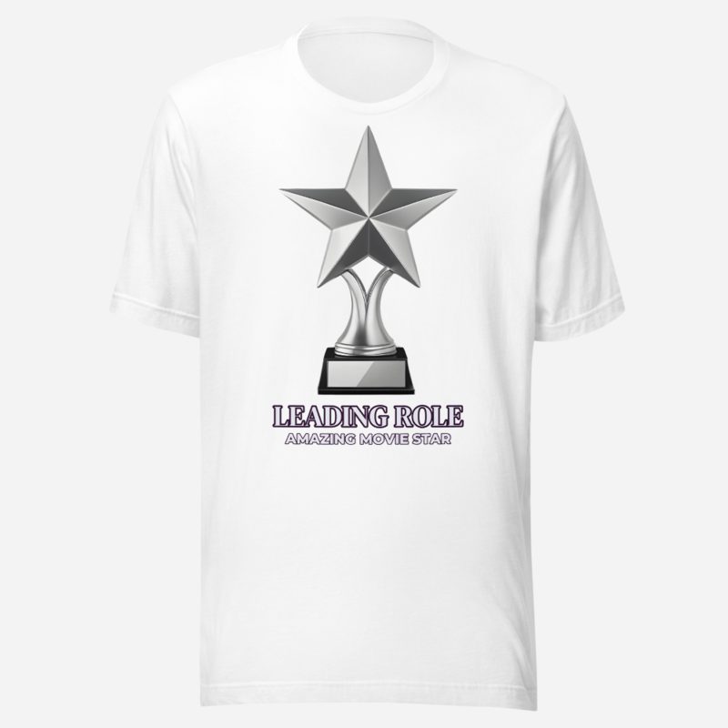 Amazing Movie Star Leading Role Tee in White
