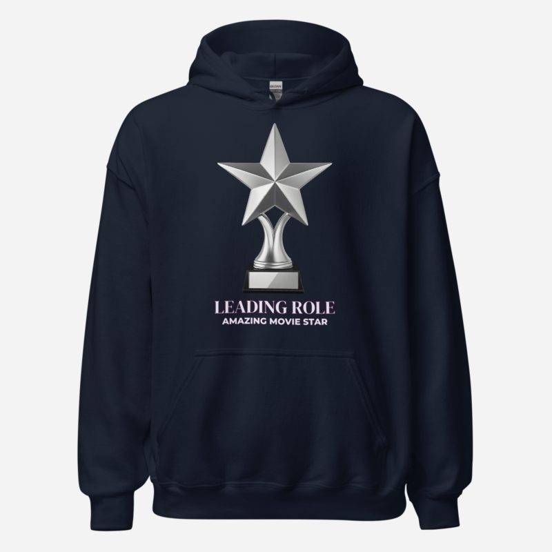 Amazing Movie Star Leading Role Hoodie Navy