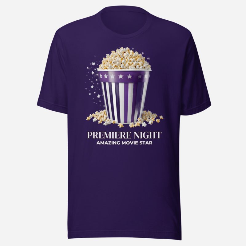 Amazing Movie Star Premiere Night Tee in Team Purple