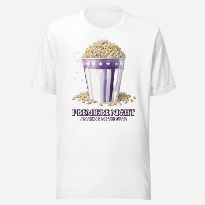 Amazing Movie Star Premiere Night Tee in White