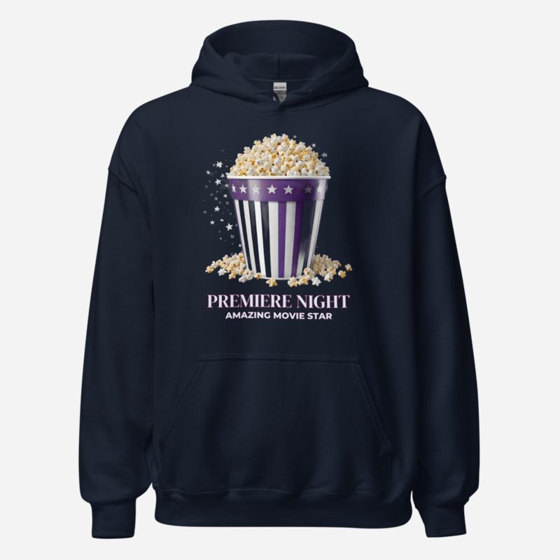 Amazing Movie Star Premiere Night Hoodie Navy