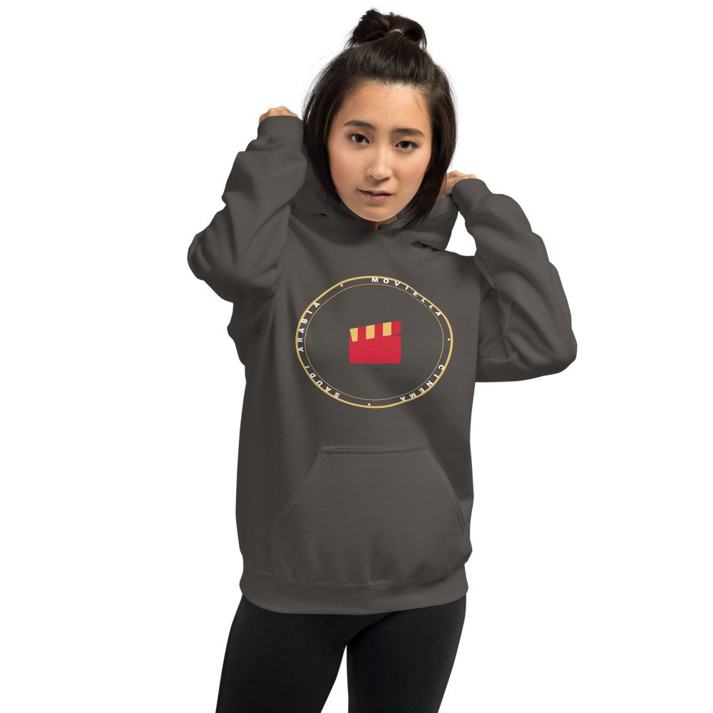 Moviella Badge Hoodie Front