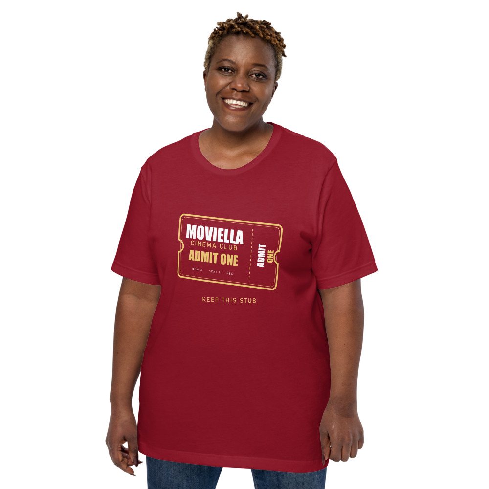 Moviella Cinema Club Ticket Stub Cinema Tee