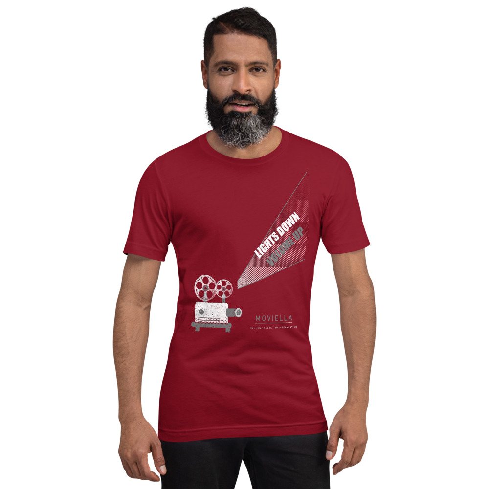 Moviella Projector Glow Screening Room Tee