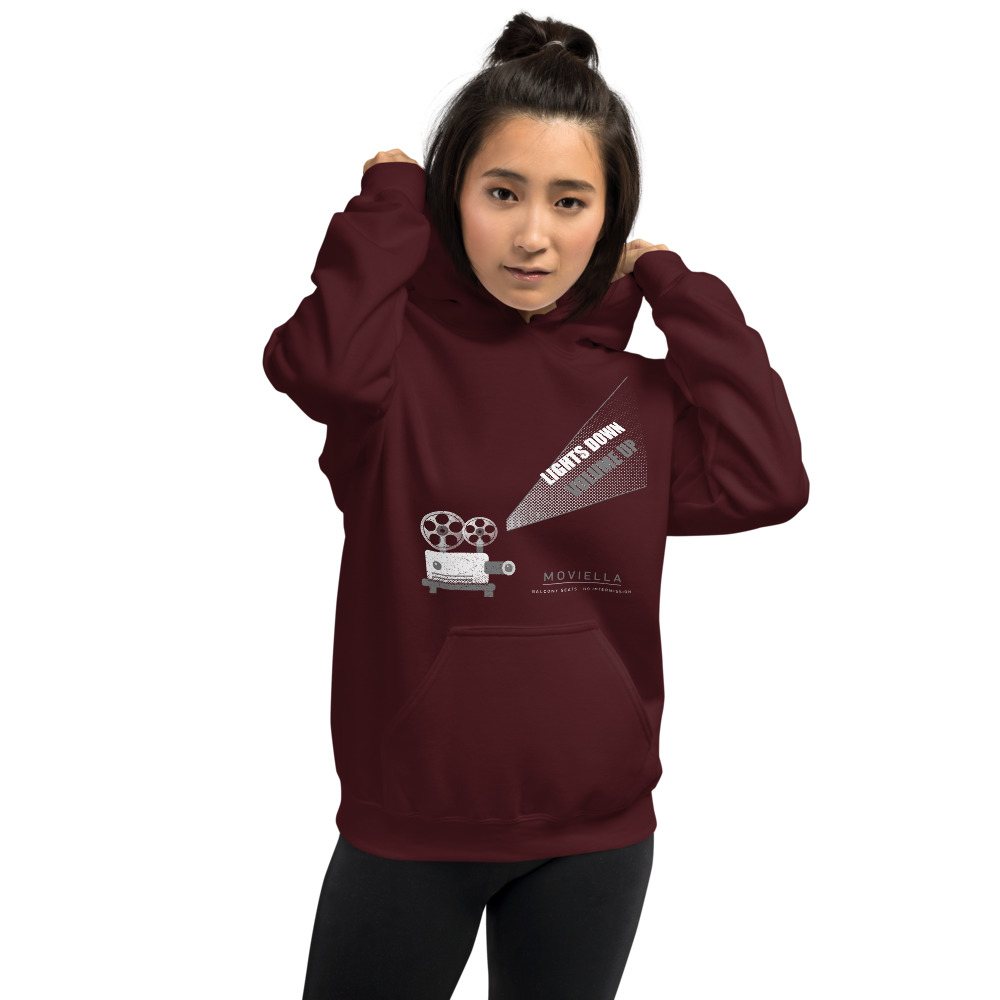 Moviella Projector Glow Screening Room Hoodie