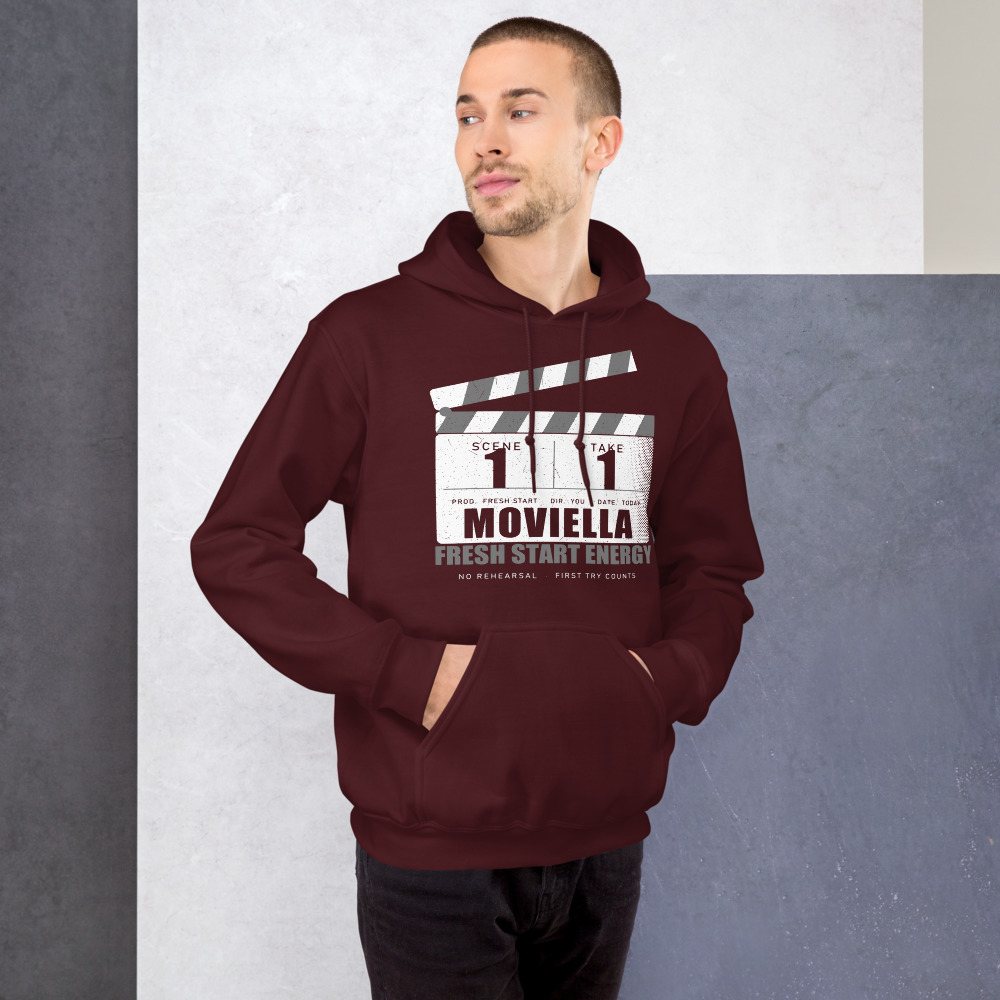 Moviella Scene 1 Take 1 Screening Room Hoodie Front