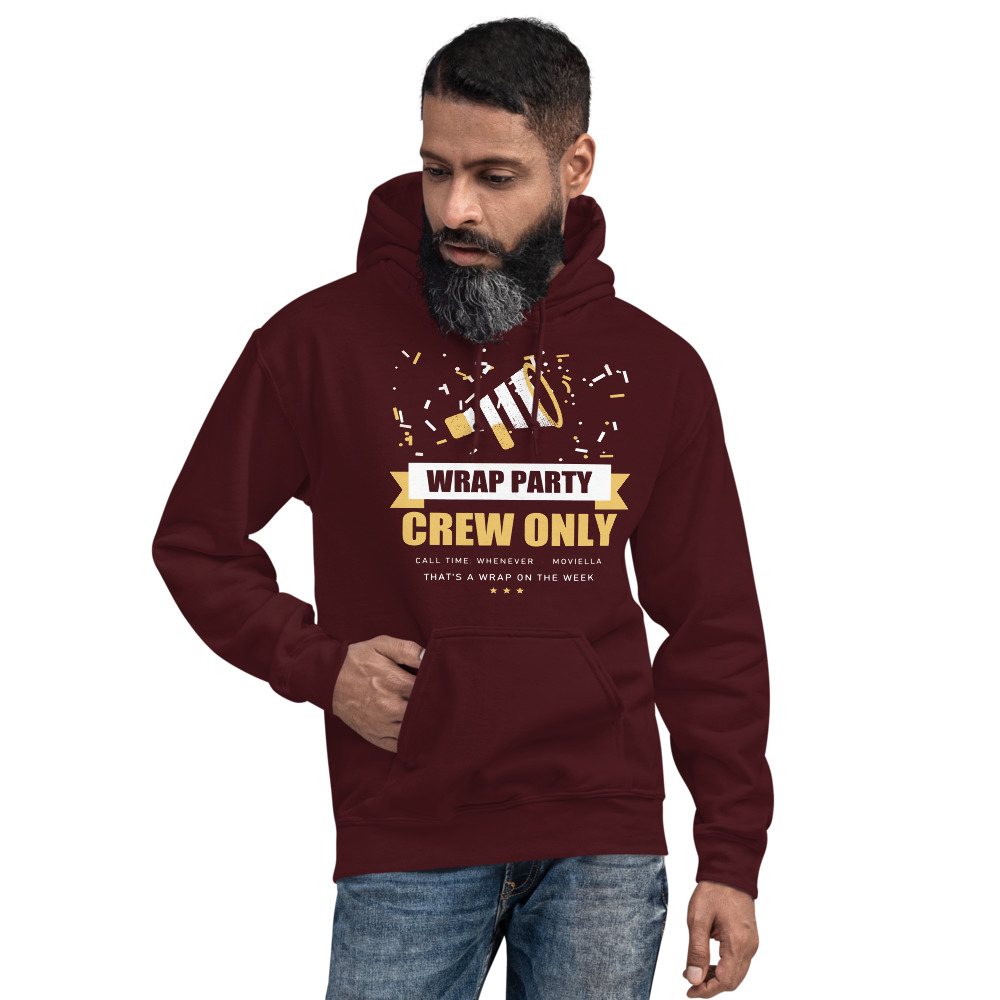Moviella Wrap Party Screening Room Hoodie Front
