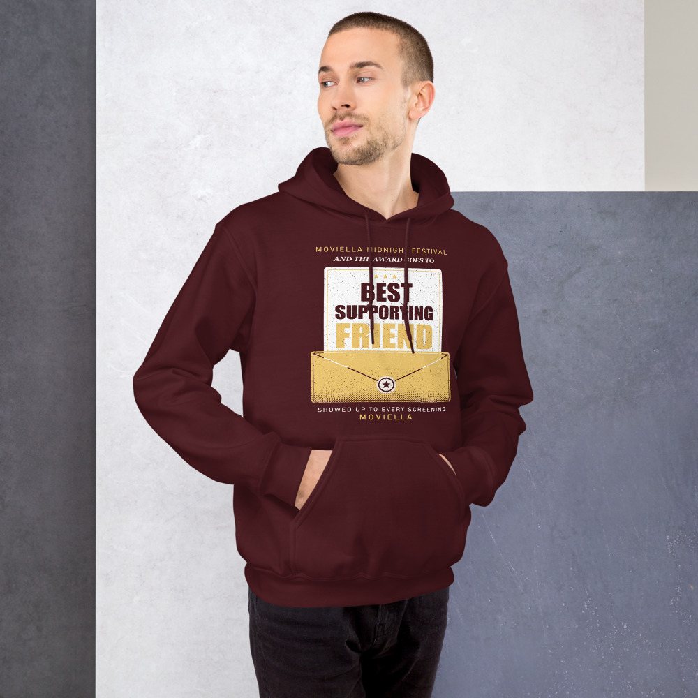 Moviella Best Supporting Friend Screening Room Hoodie Front