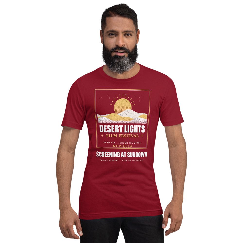 Moviella Desert Lights Festival Screening Room Tee