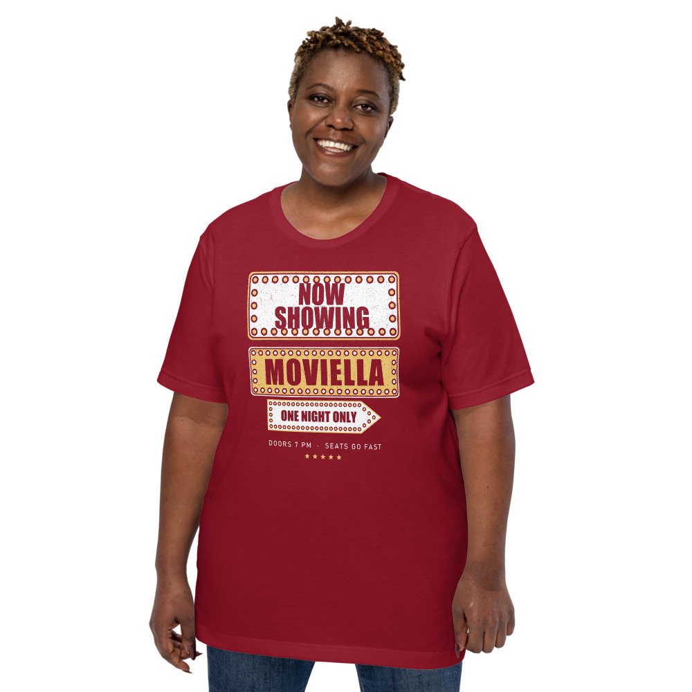 Moviella Now Showing Screening Room Tee