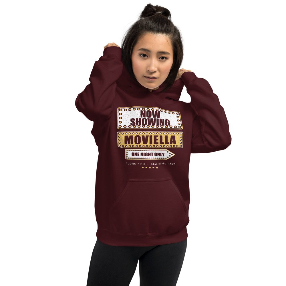 Moviella Now Showing Screening Room Hoodie