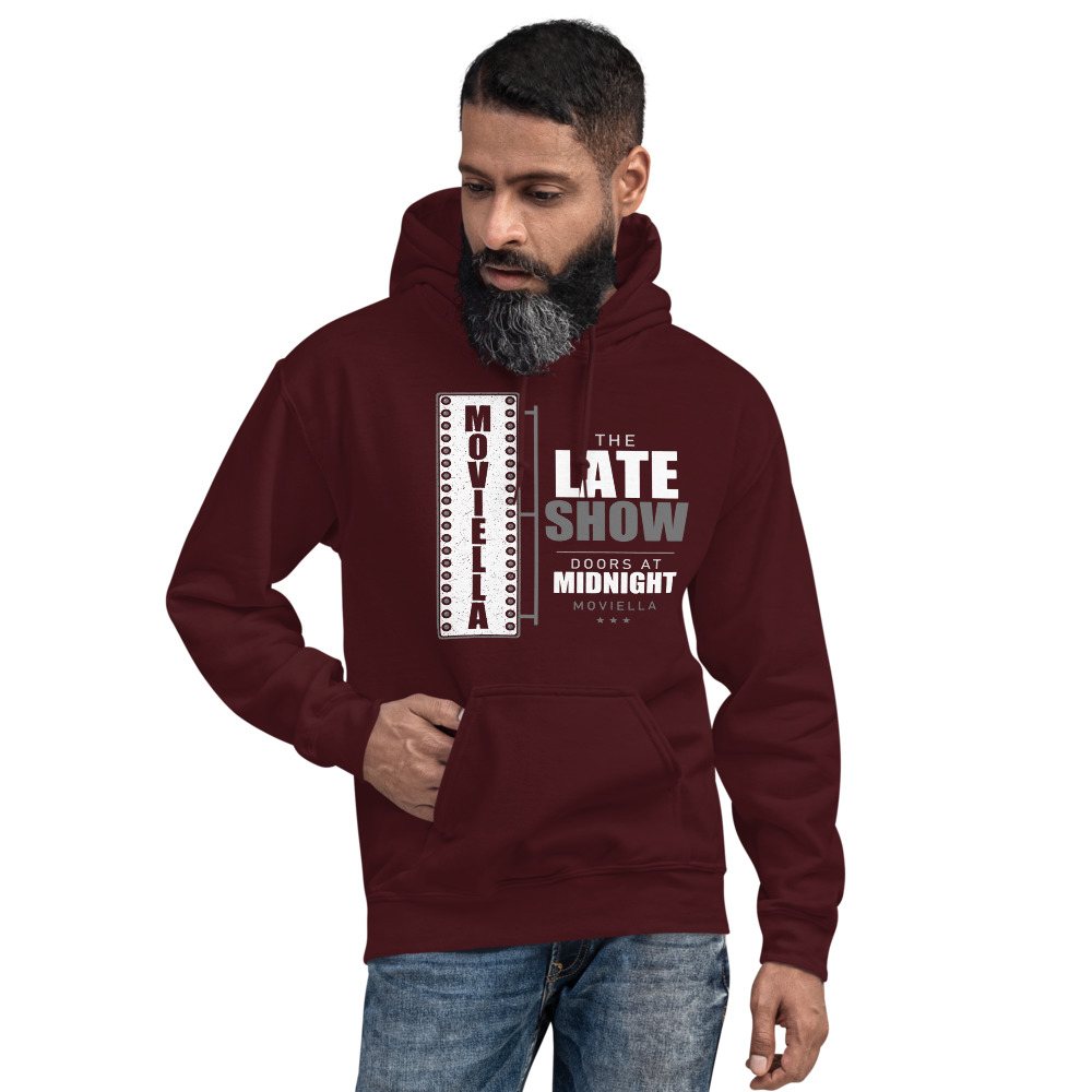 Moviella The Late Show Screening Room Hoodie Front
