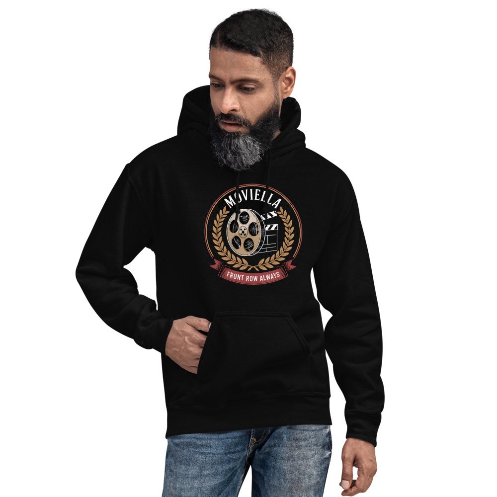 Moviella Reel Crest Hoodie Front