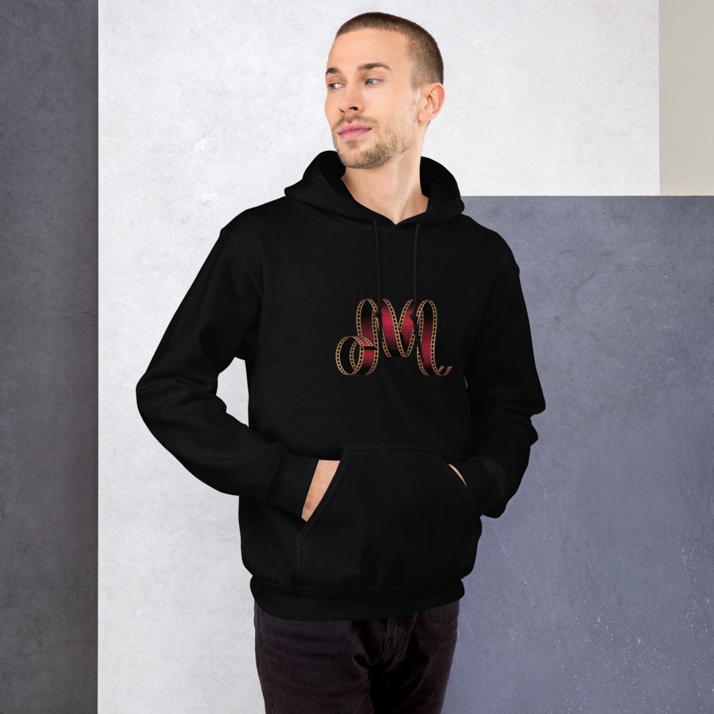Moviella Filmstrip Monogram Hoodie Front