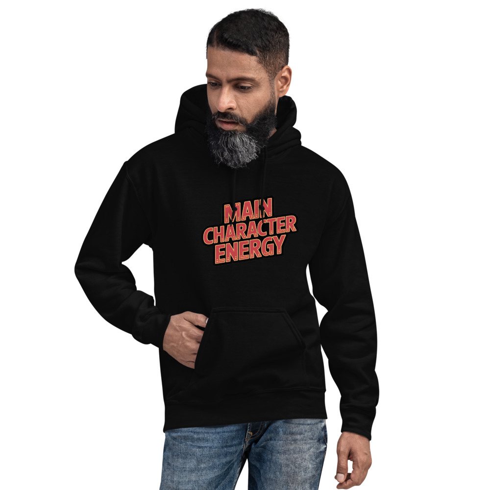 Moviella Main Character Energy Hoodie Front