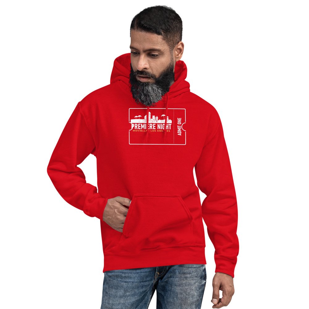 Moviella Premiere Night Ticket Hoodie Front