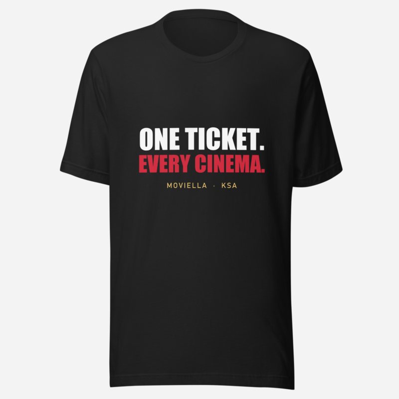 Moviella One Ticket Tee Vintage Black