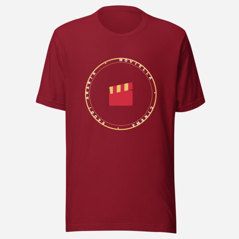 Moviella Badge Tee Cardinal