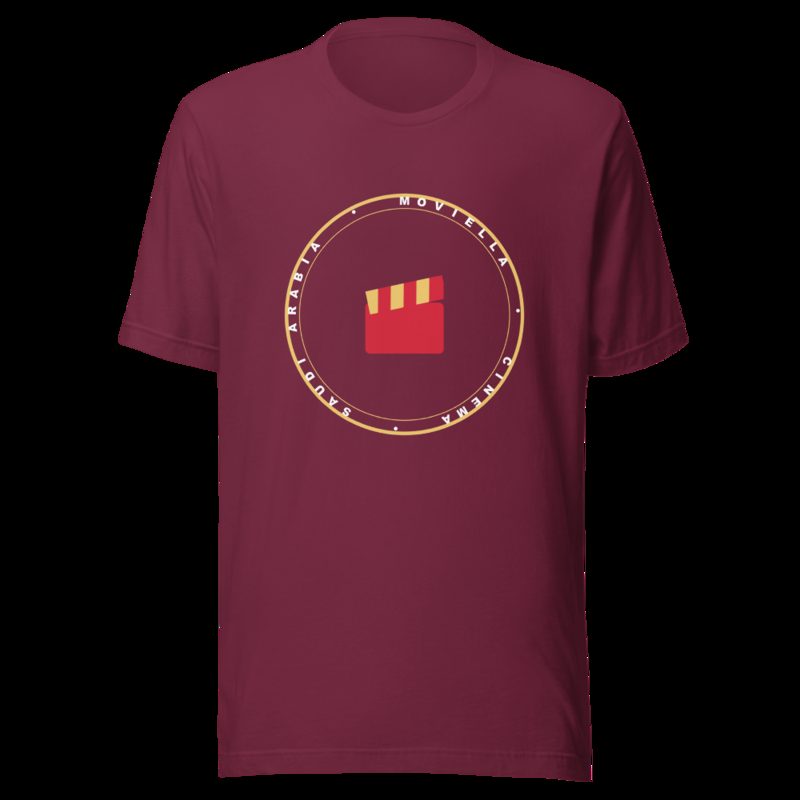 Moviella Badge Tee Maroon