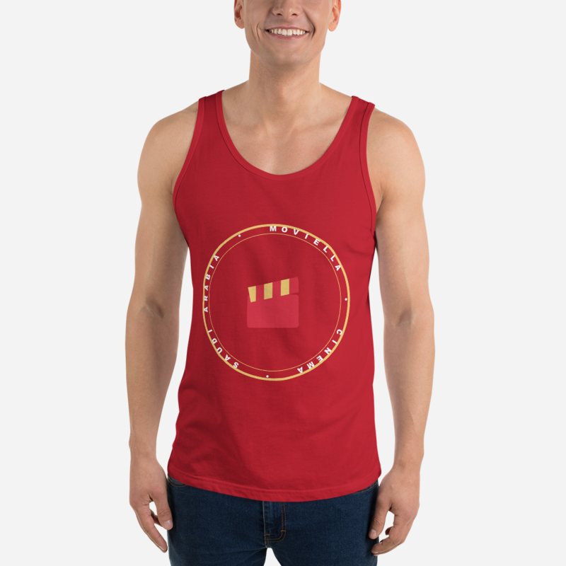 Moviella Badge Tank Red