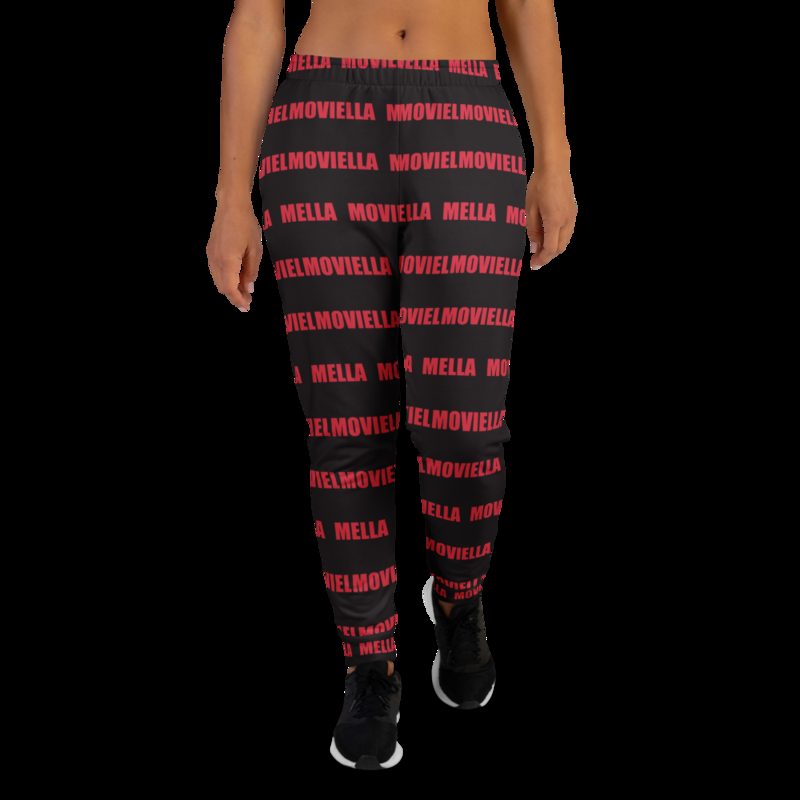 Moviella Wordmark Joggers White