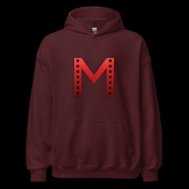 Moviella Mark Hoodie Maroon